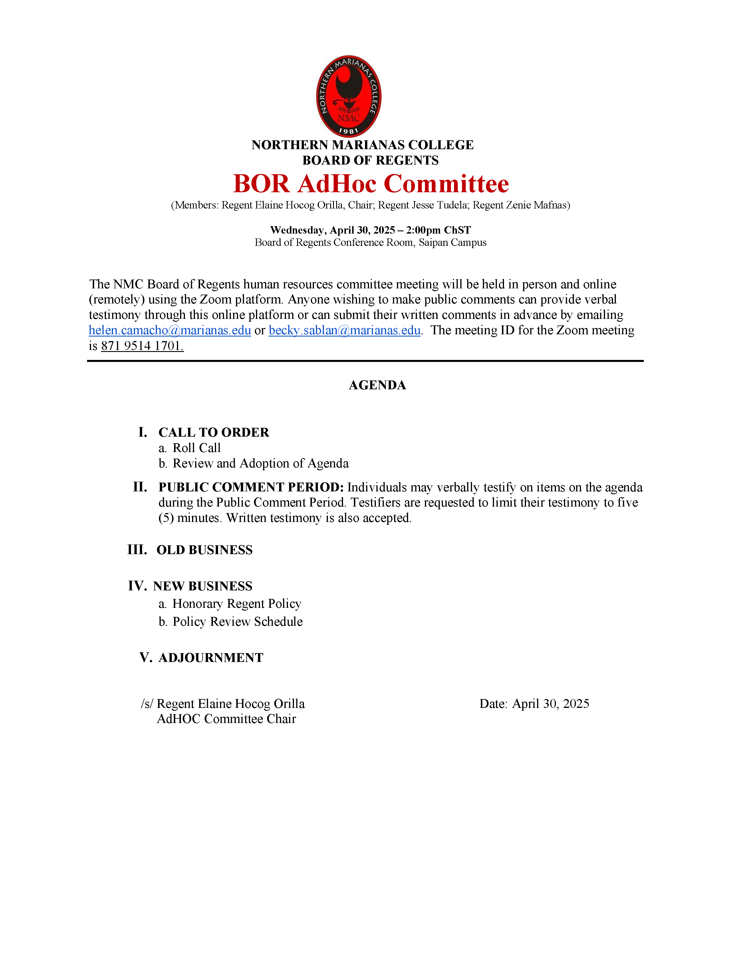 4-30-2025_AdHOC_Committee_Meeting_Agenda.png